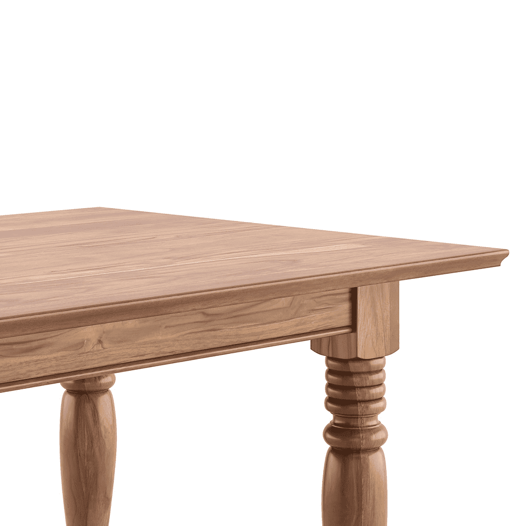 Tuscany 6 Seater Dining Table In Latin American Teak Finish