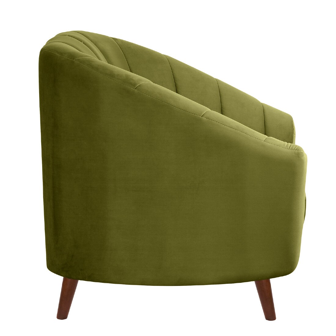 Nilo Velvet 1 Seater Sofa  in Mint Green Colour