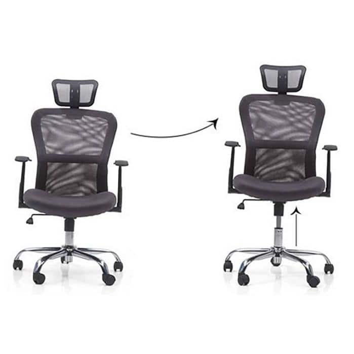 Venturi Study Chair in Ash Grey Colour