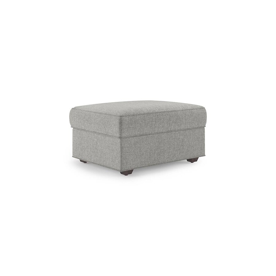 Apollo Sofa (Colour : Vapour Grey, Cushion : Soft, Back Type : High Back, Seating Capacity : Right Aligned 2 Seater + Right Aligned Chaise + Ottoman)