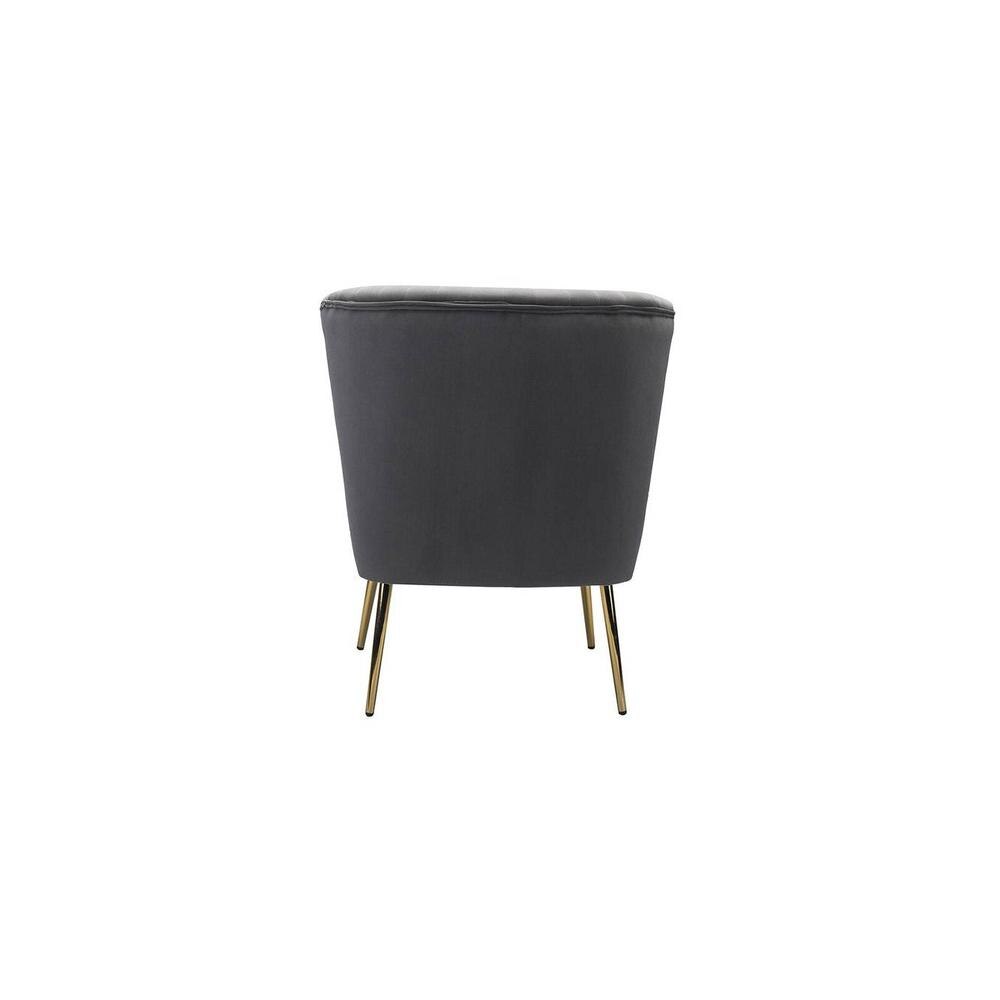 Crimson Accent Chair in Dark Grey Colour