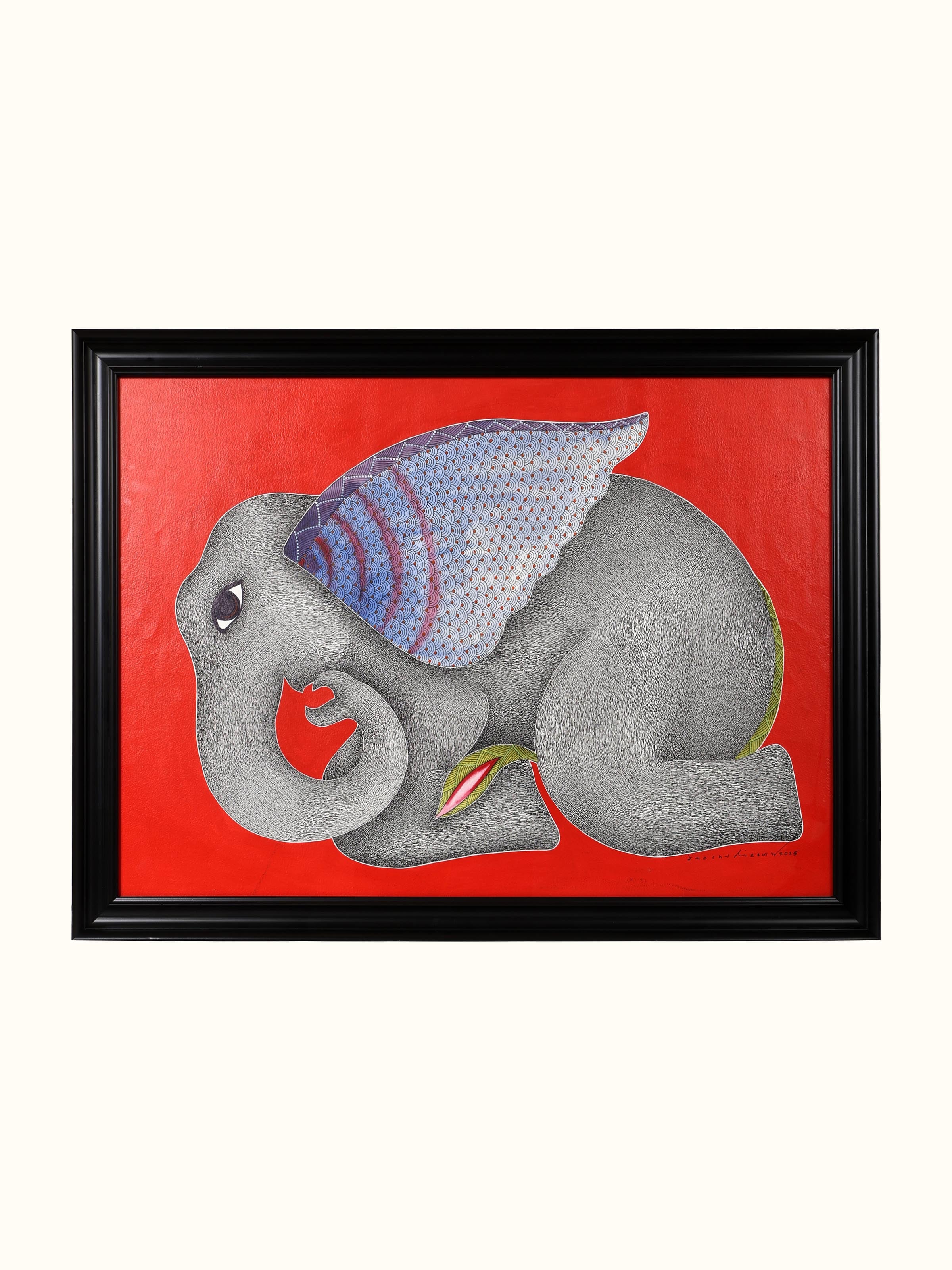Elephant Gond Art