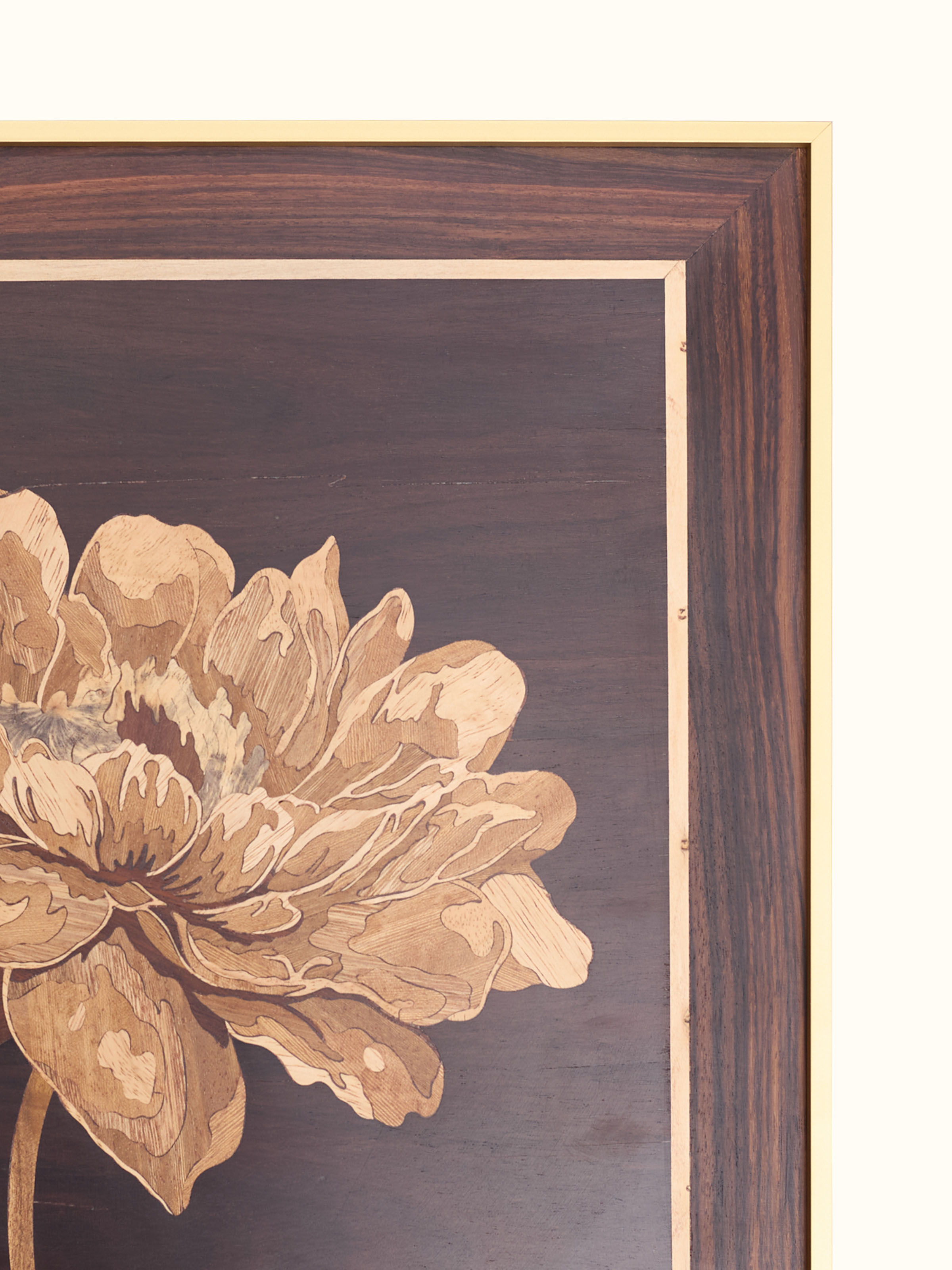 Flower Mysore Rosewood Inlay