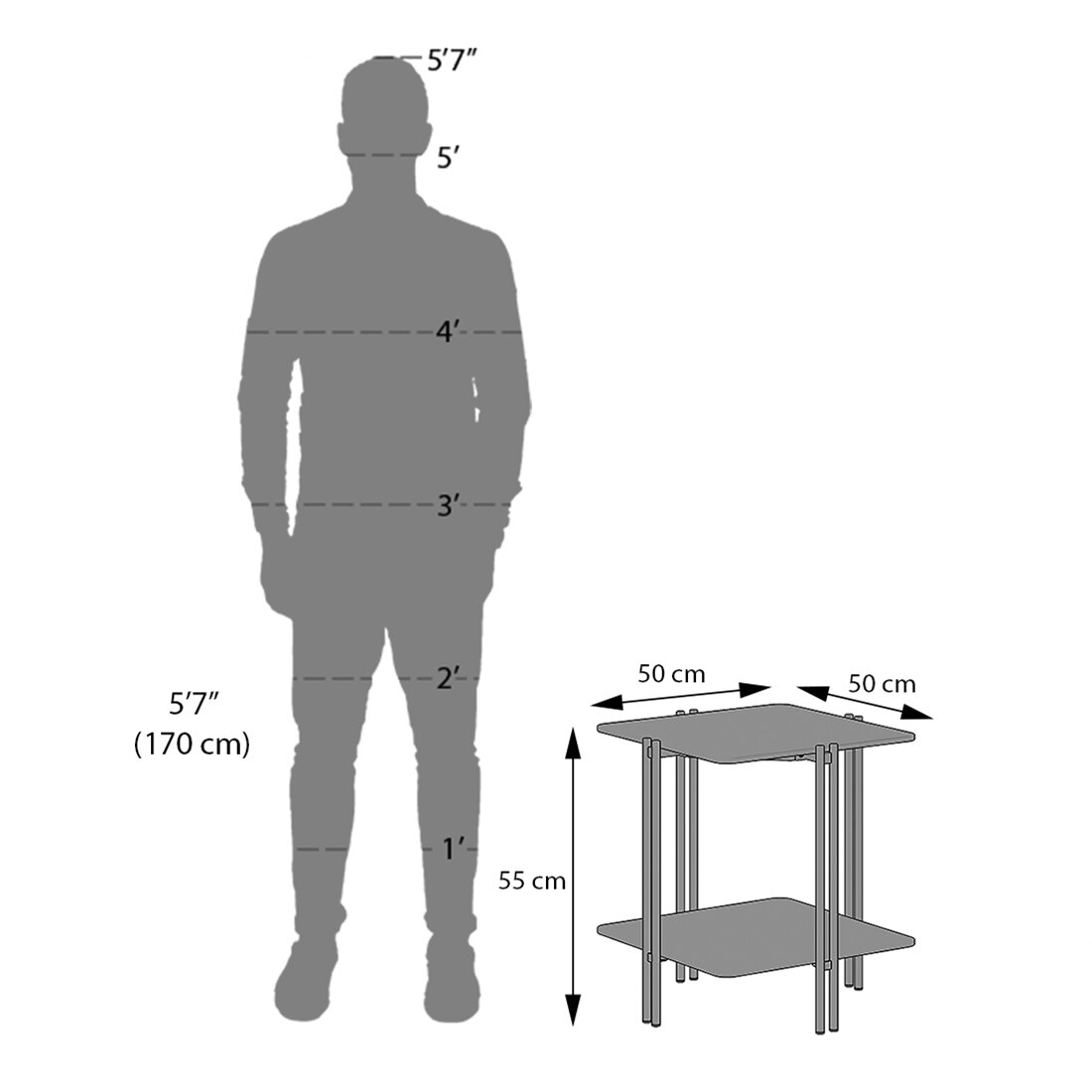 Paloma Marble Side Table in Jupiter Rust Spanish Ceramic Finish