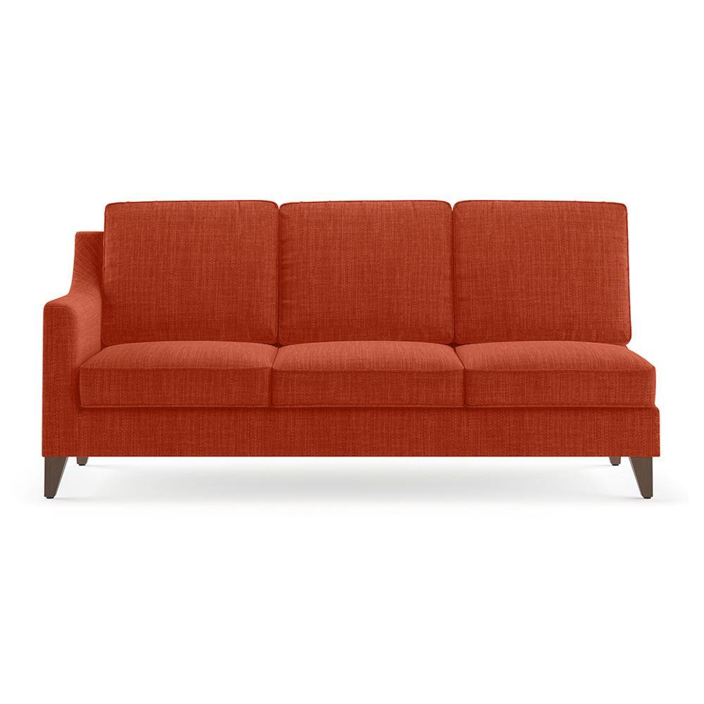Abbey Sectional Sofa (Colour : Lava, Cushion : Soft, Seater : Right Aligned 3 Seater + Right Aligned Chaise)