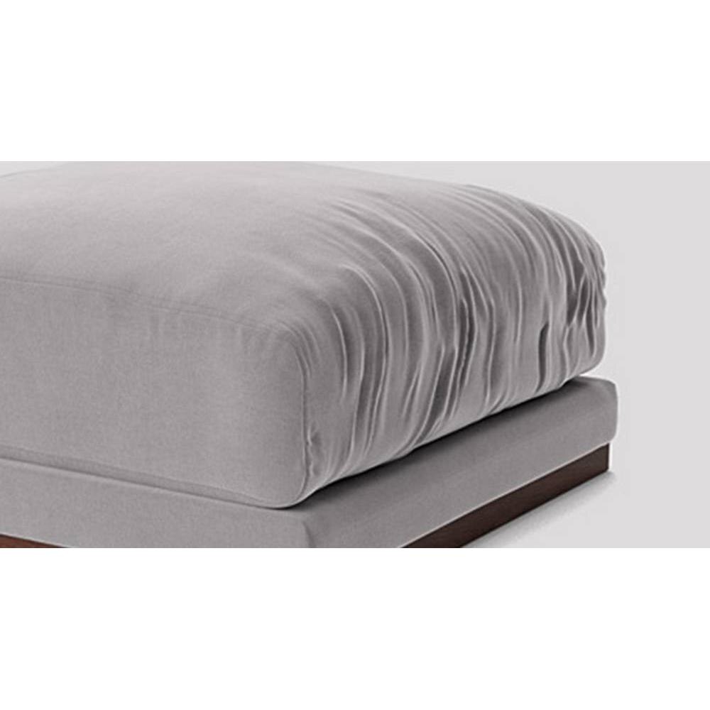 Denvar Ottoman Color in Grey