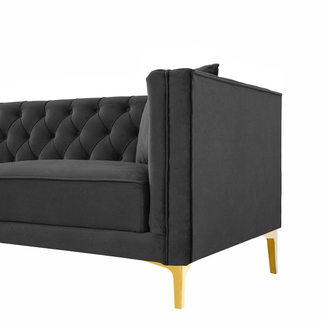 Haruko Fabric Sofa - Grey
