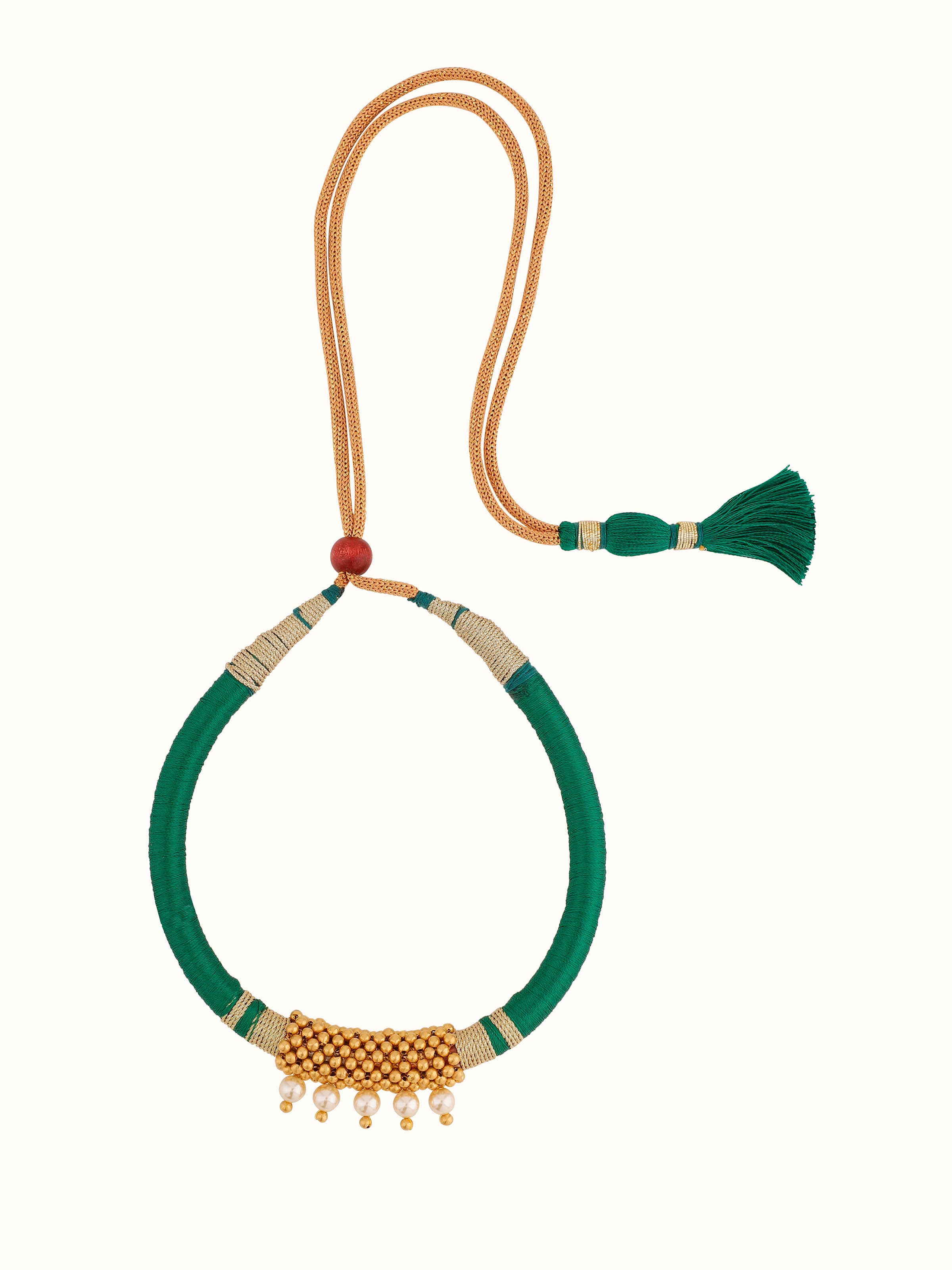 Thushi 22 karat collar necklace – Swadesh