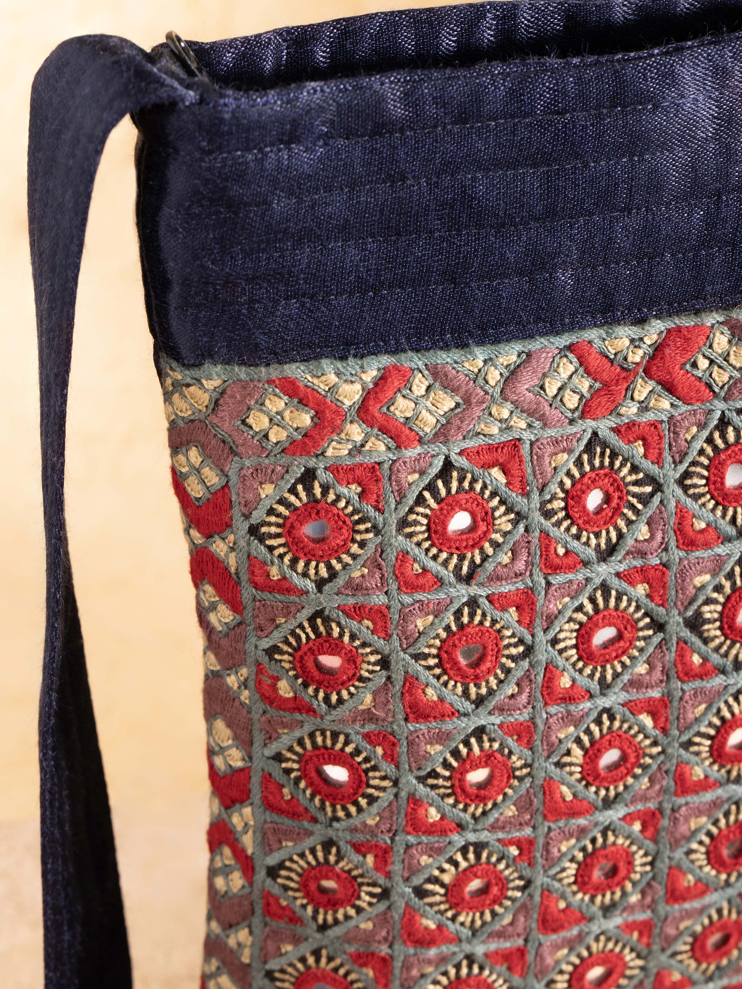 Kutchi Embroidered Sling Bag