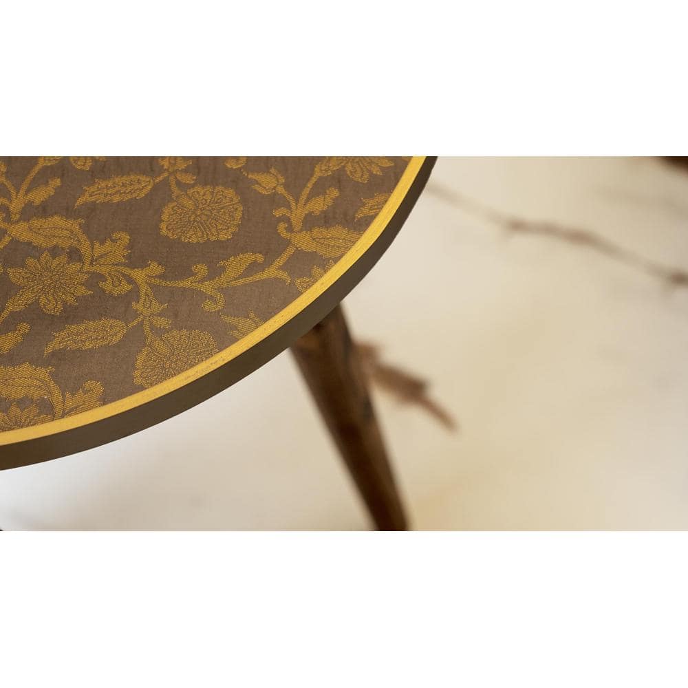 Bela Round Nesting Tables with Wooden Legs, Side Tables, Wooden Tables, Living Room Decor by A Tiny Mistake