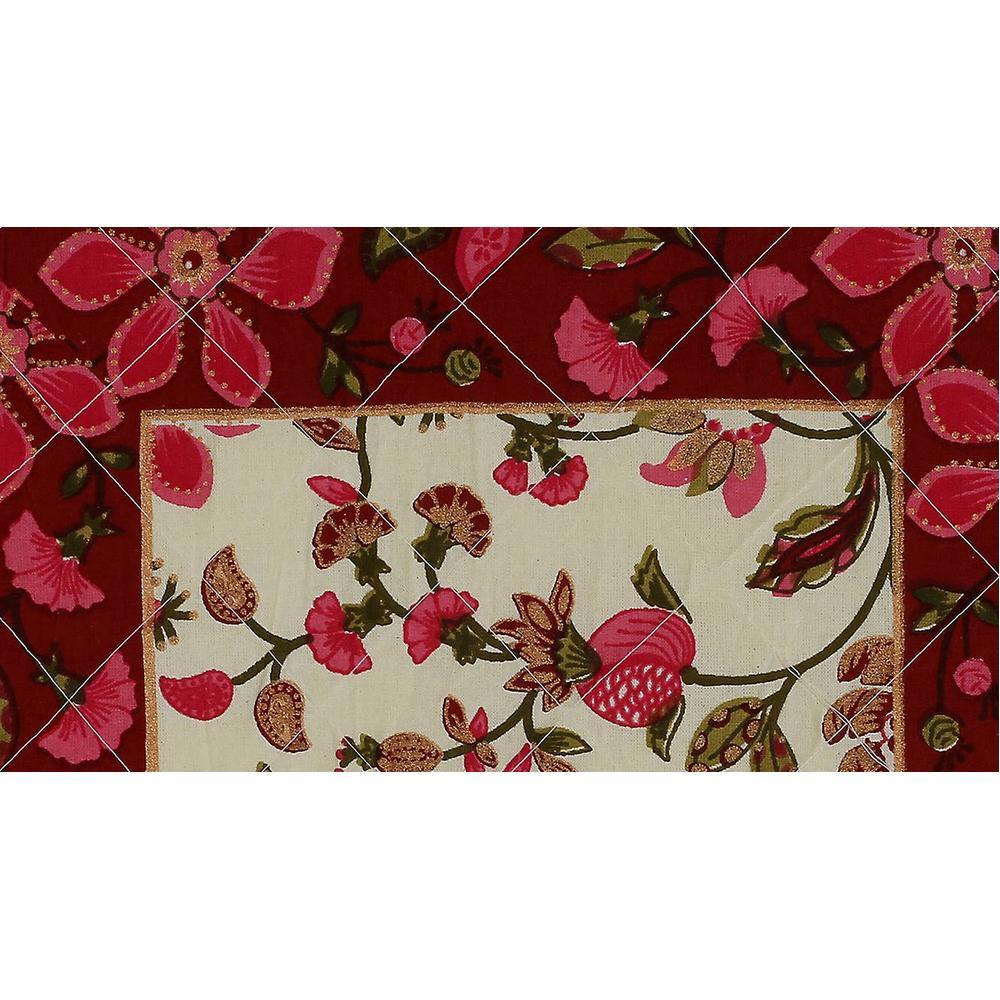 Amelie Maroon Absract 16*16 Inches Cotton Pillow Cover