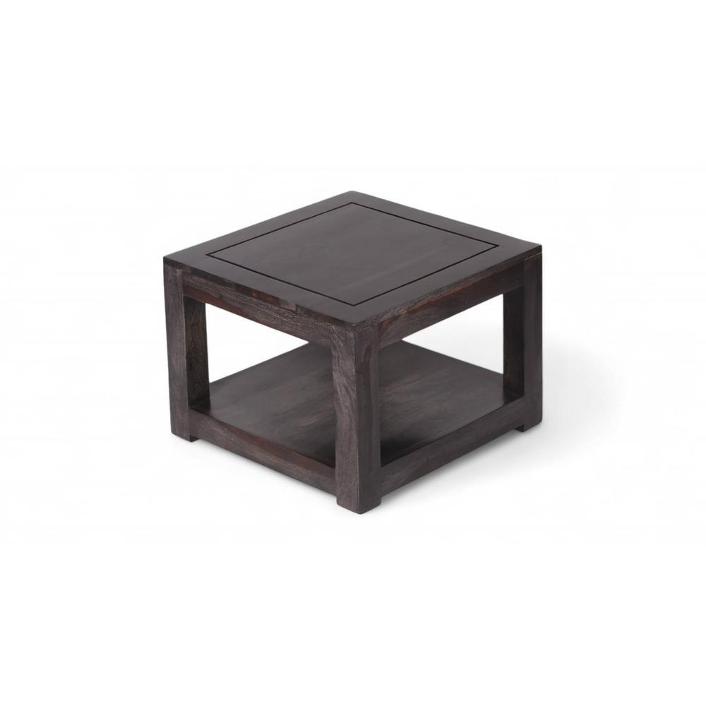 Lisbon Sheesham Wood Tea Table In Mahogany Finish