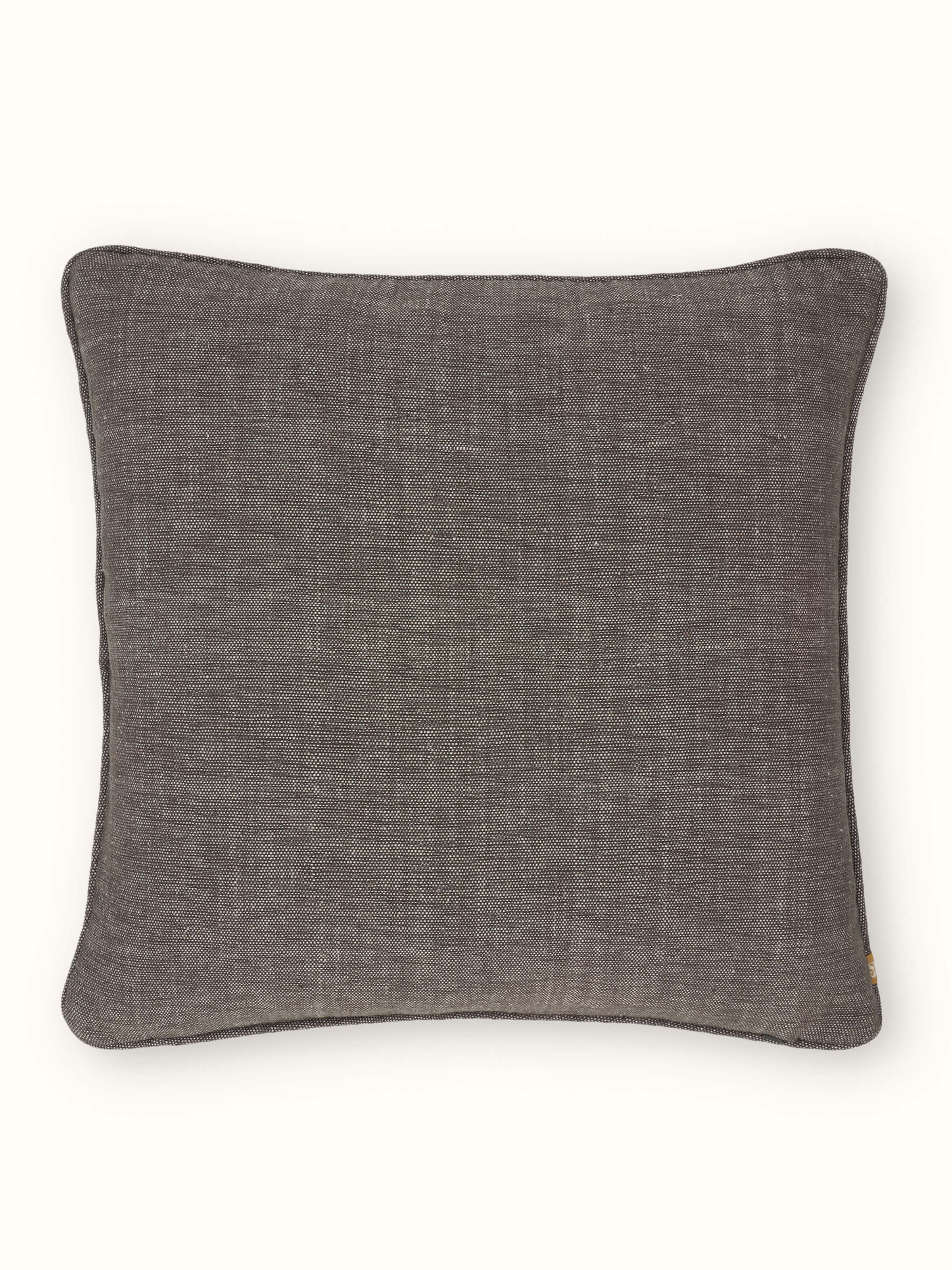 Anek Coffee Cotton Bhujodi Handloom Cushion Cover