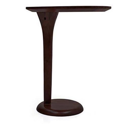 Cypress Solid Wood Side Table in Mahogany Finish