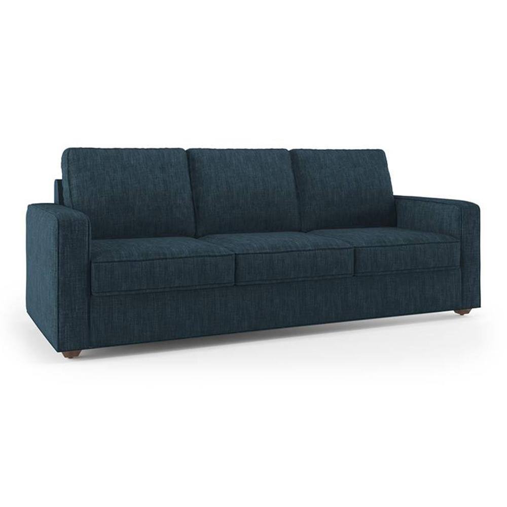 Apollo Sofa Set (Colour : Indigo Blue, Cushion : Soft, Back Type : Regular, Seater : 3+2+1)