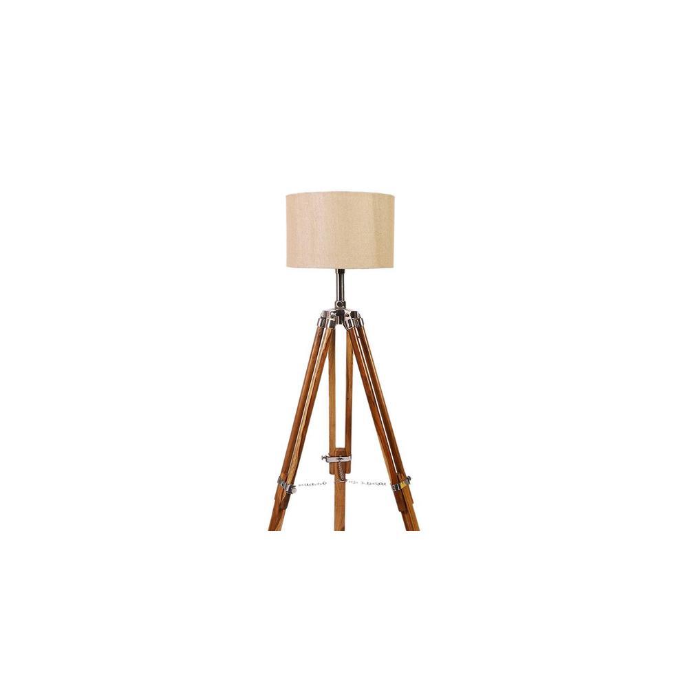 Alexander Beige Jute Shade Floor Lamp