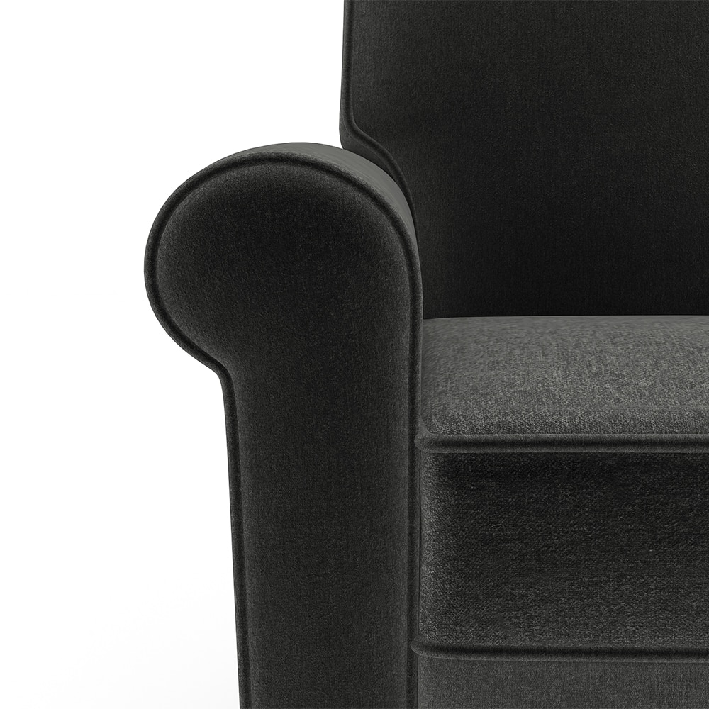 Diaz Rocker Swivel Recliner in Pebble Grey Colour