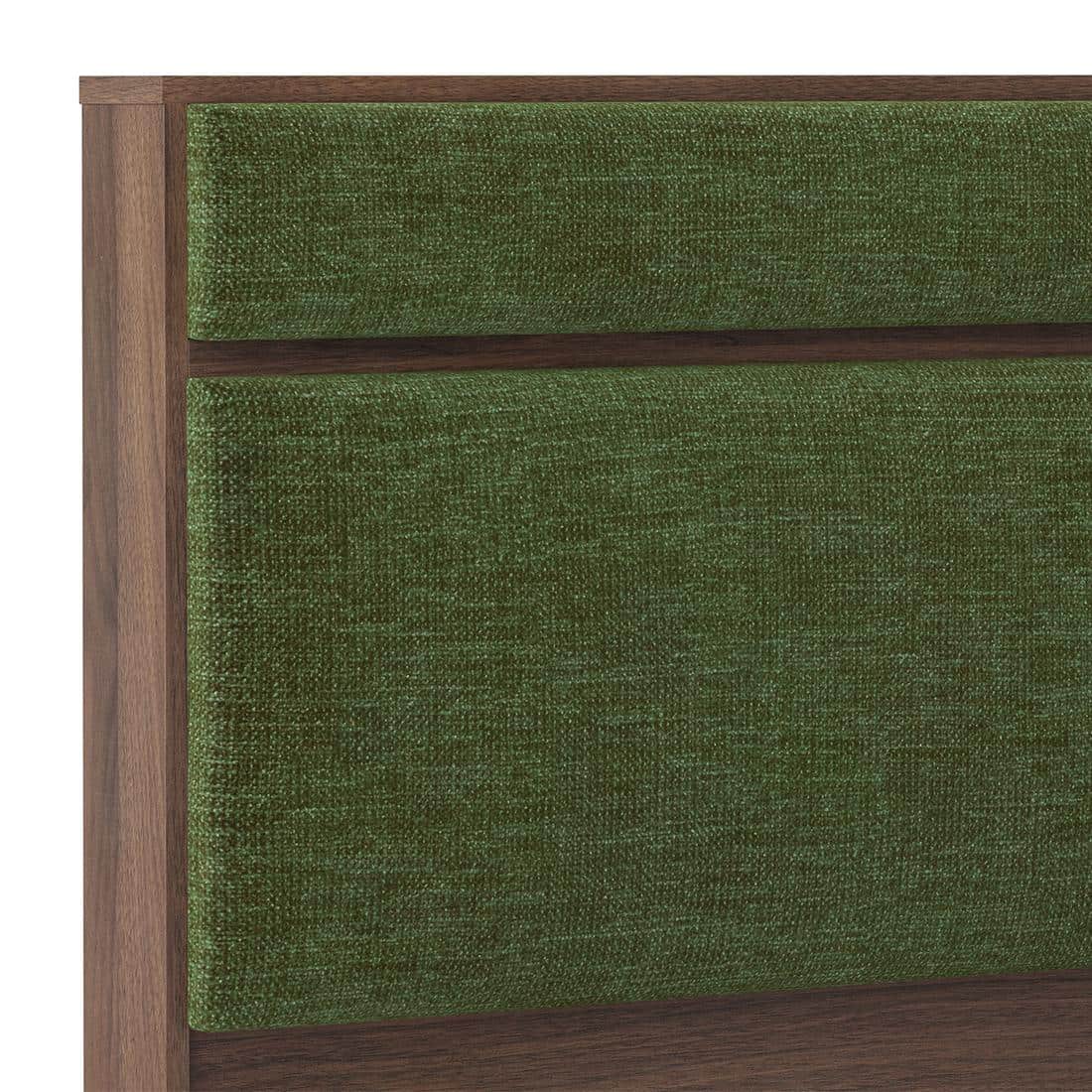 Rio Engineered Wood King Size Hydraulic Storage Bed In Moss Green