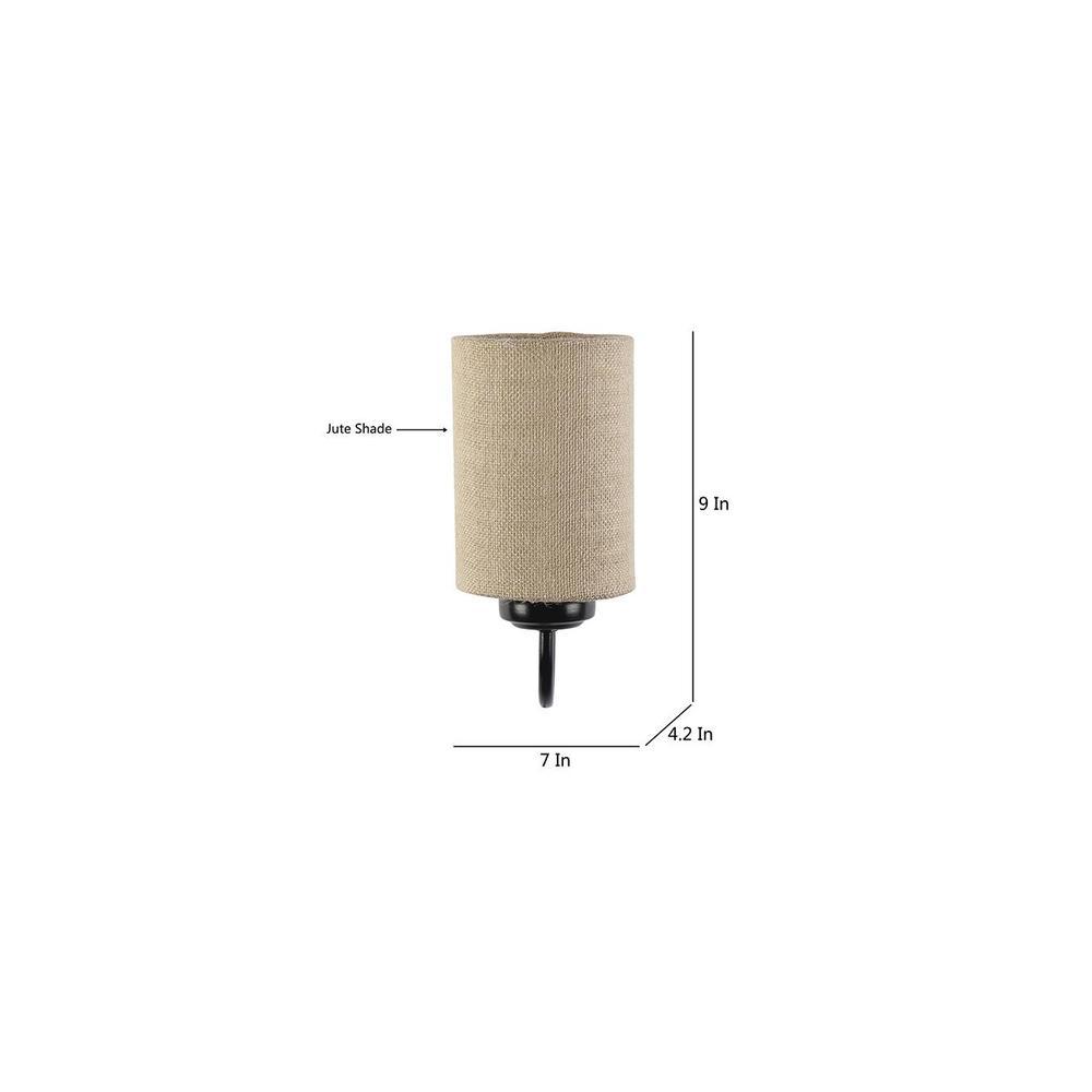 Robert Beige Natural Fiber Wall Light