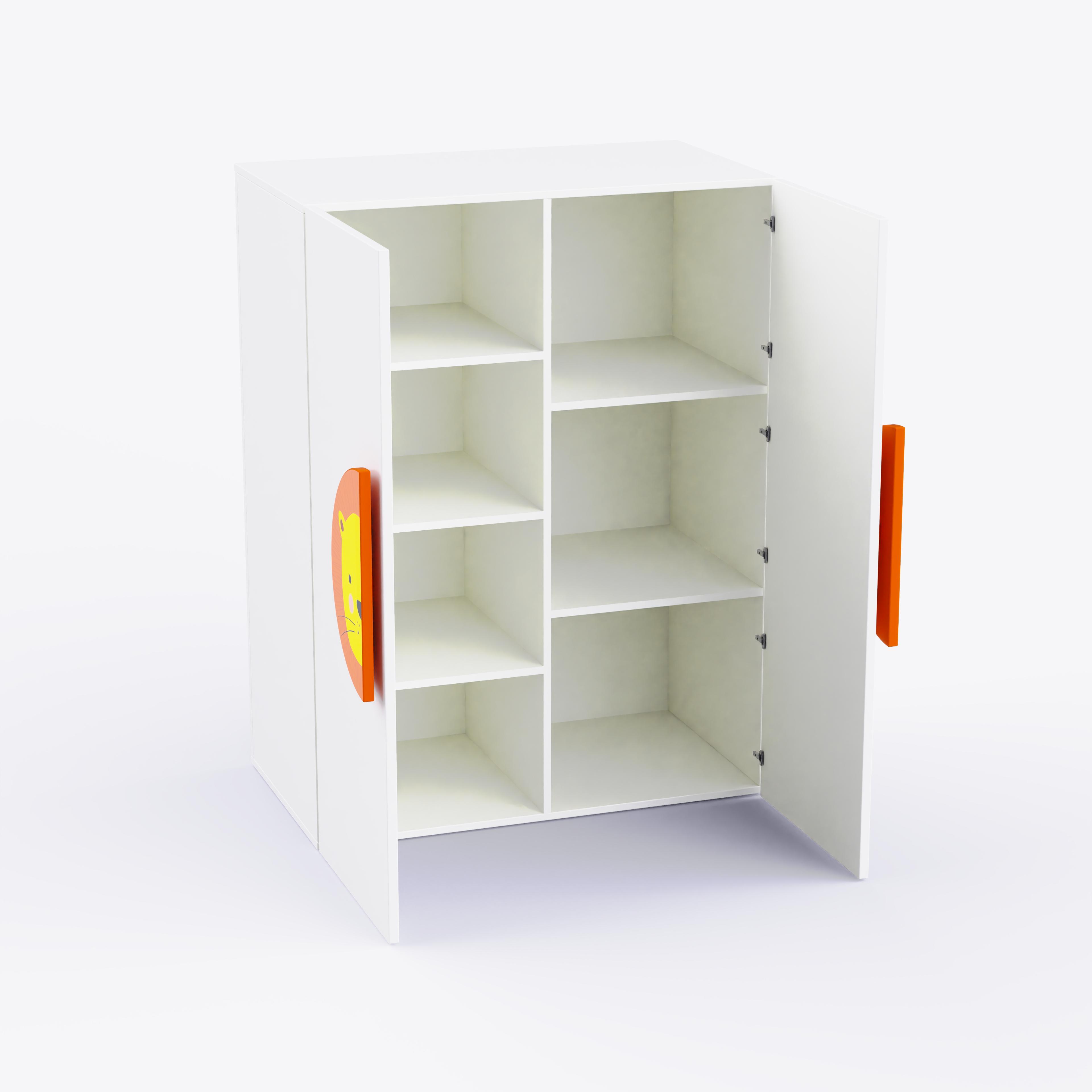 Lion'S Den Cabinet Storage In White Colour