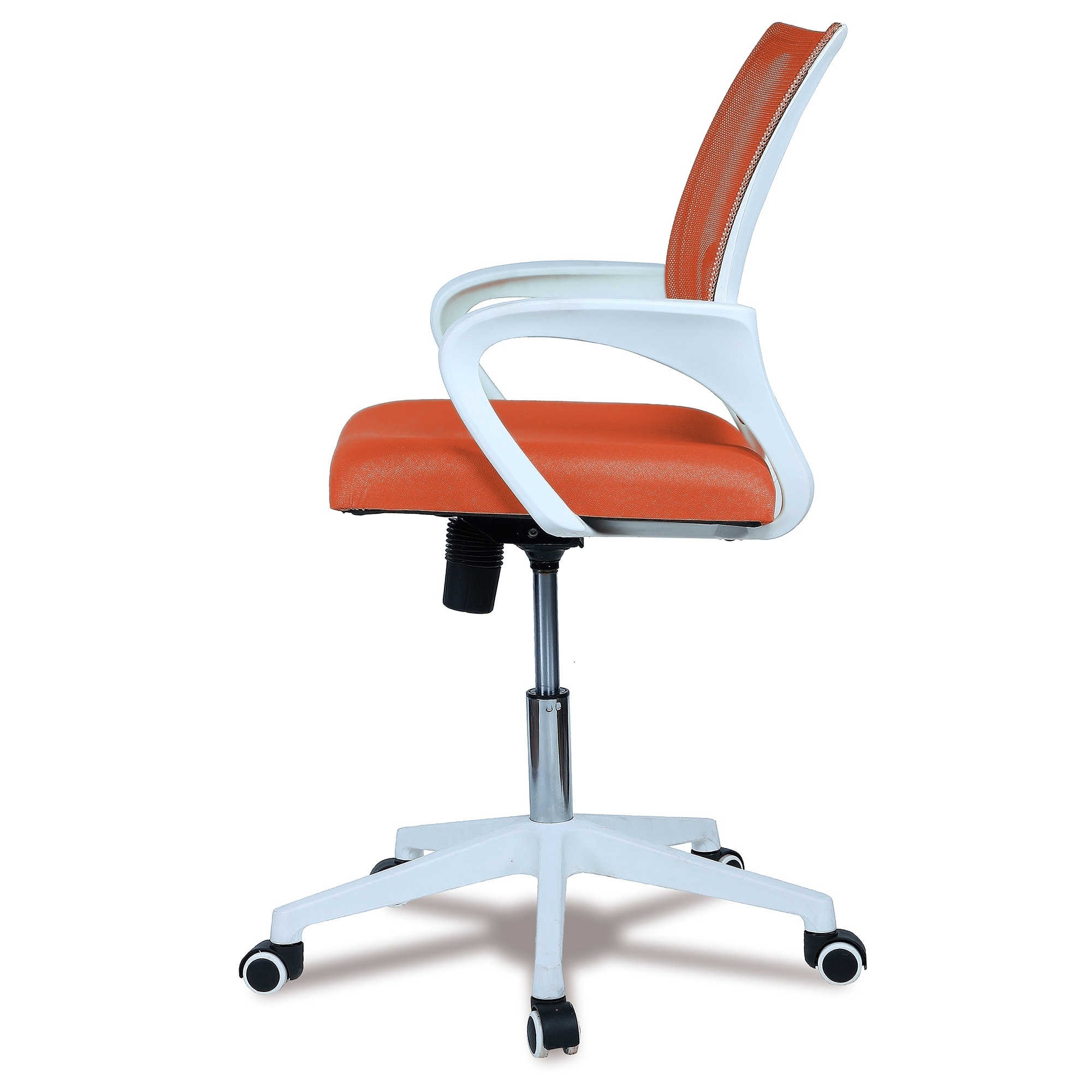 Naamikoa Mid Back Ergonomic Chair in Orange Colour