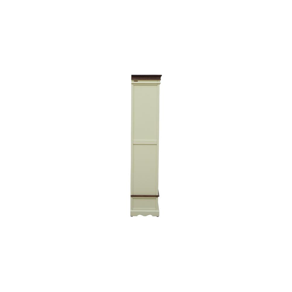 Solid Wood Book Shelf In Tulip Finish