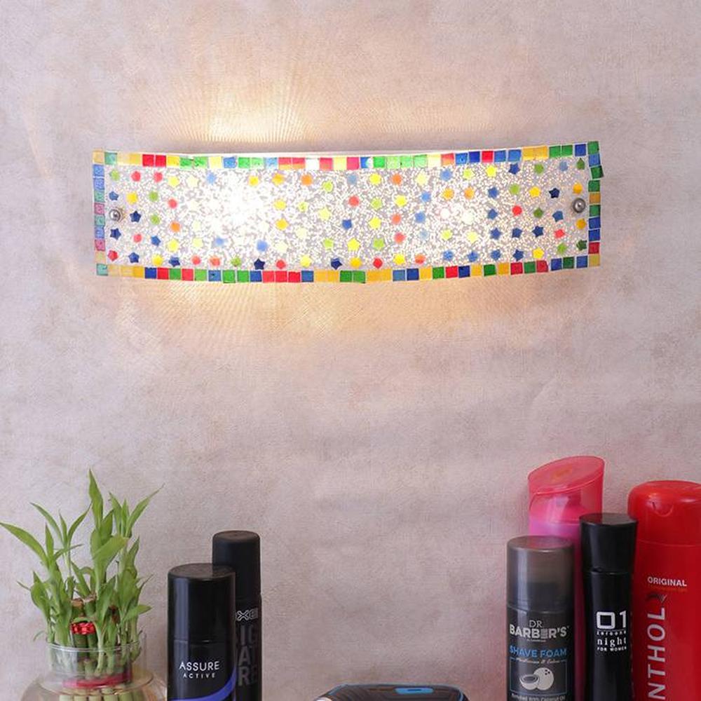 Clark Multicolour Glass Wall Light