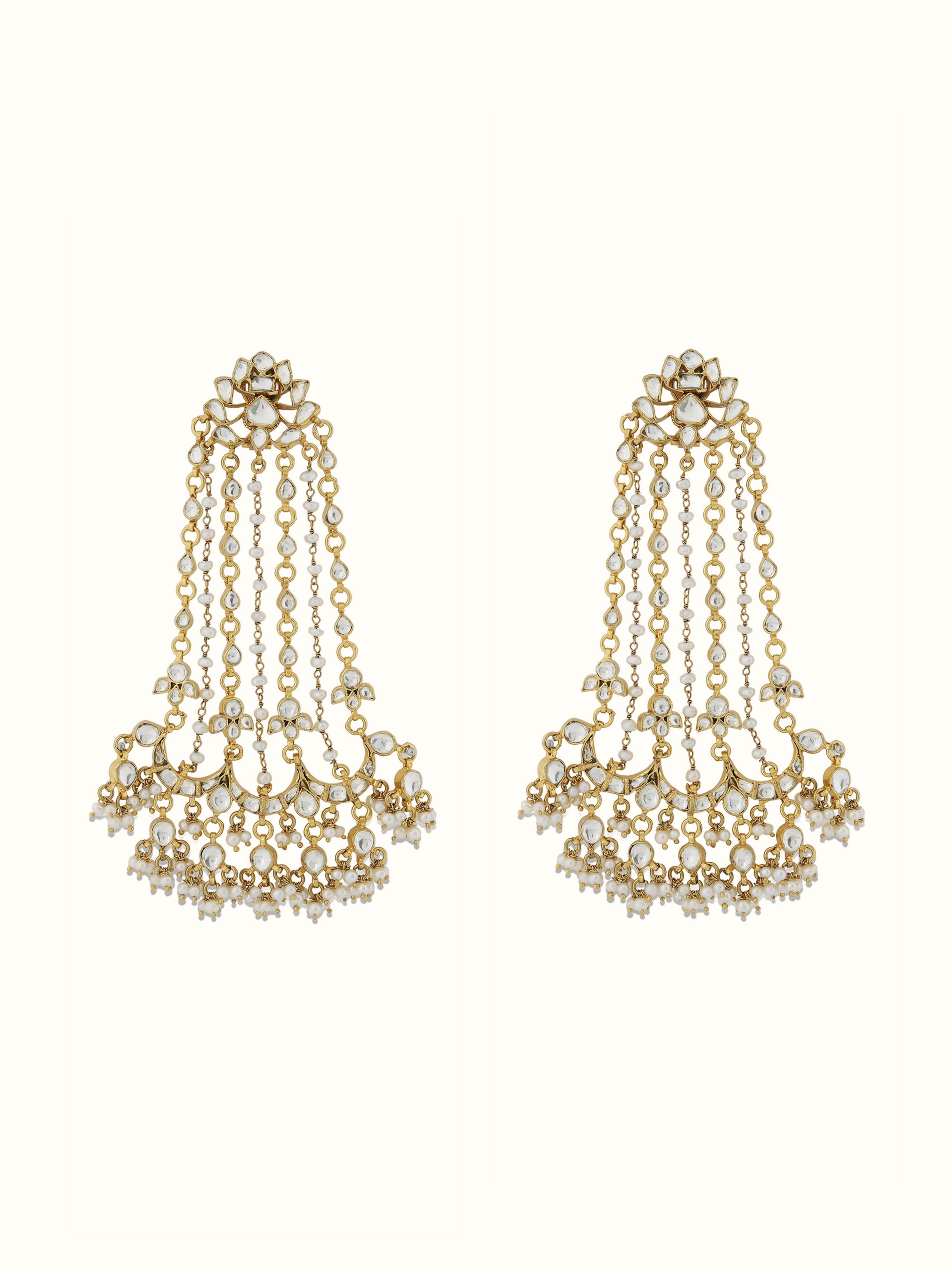 Silver Smithing Chandelier Earrings