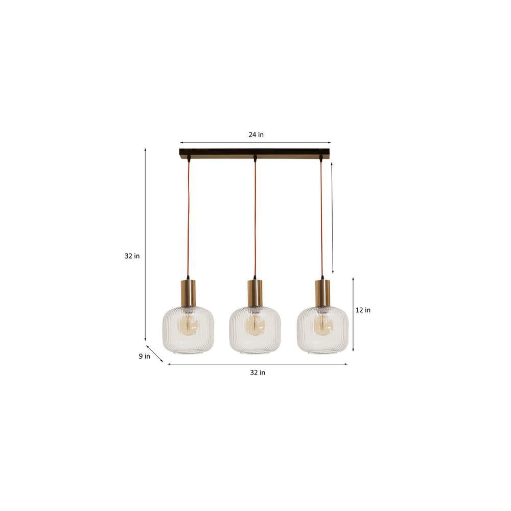 Maurice Glass Hanging Light