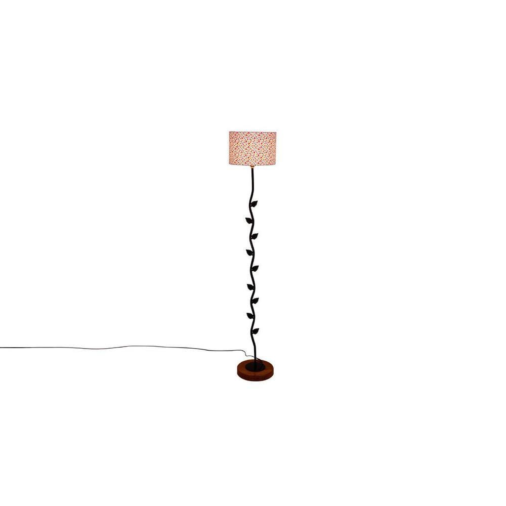 Ferlin Multicolour Cotton Shade Floor Lamp