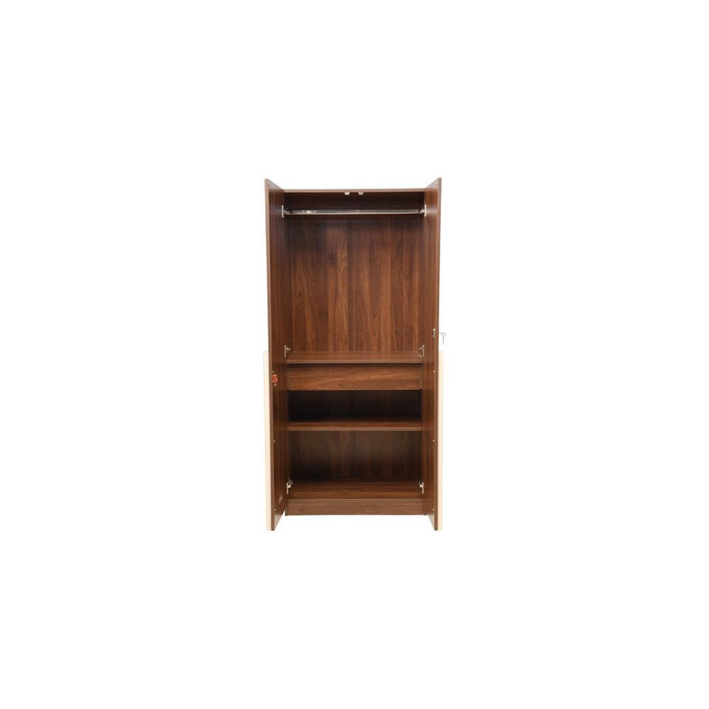 Rubbik Engineered Wood Wardrobe
