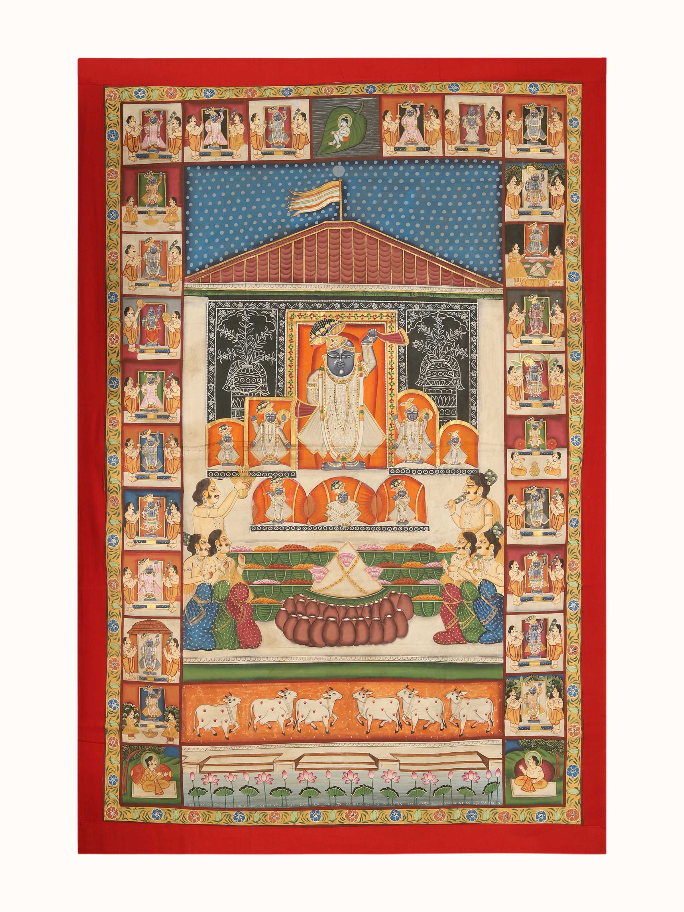 Annakut Darshan Pichwai Painting