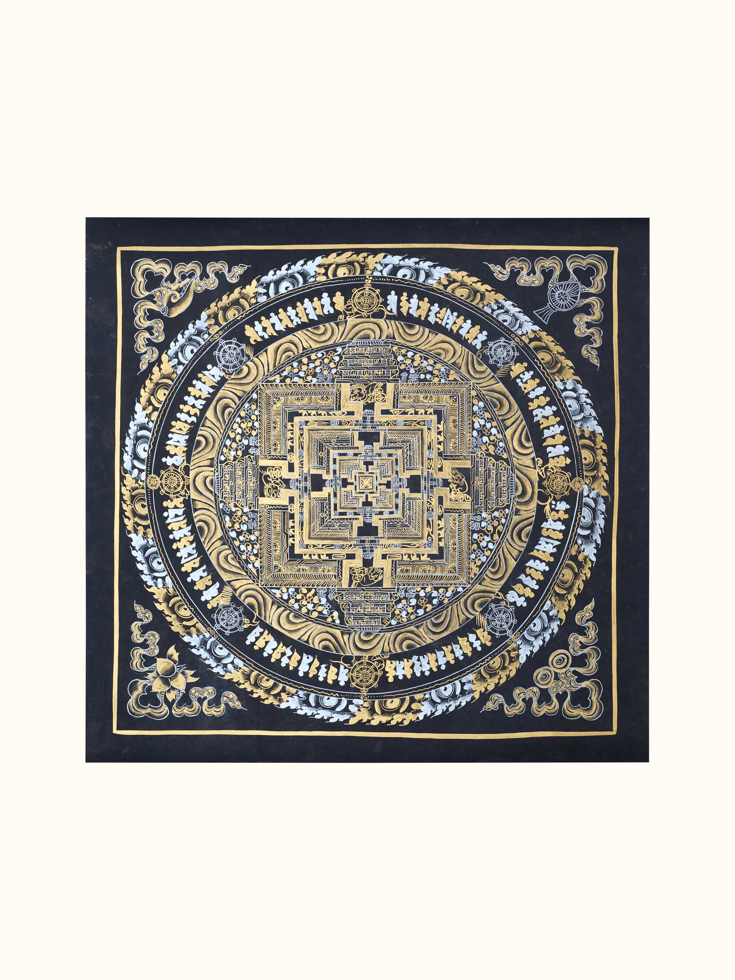 Kalachakra Mandala Thangka Painting