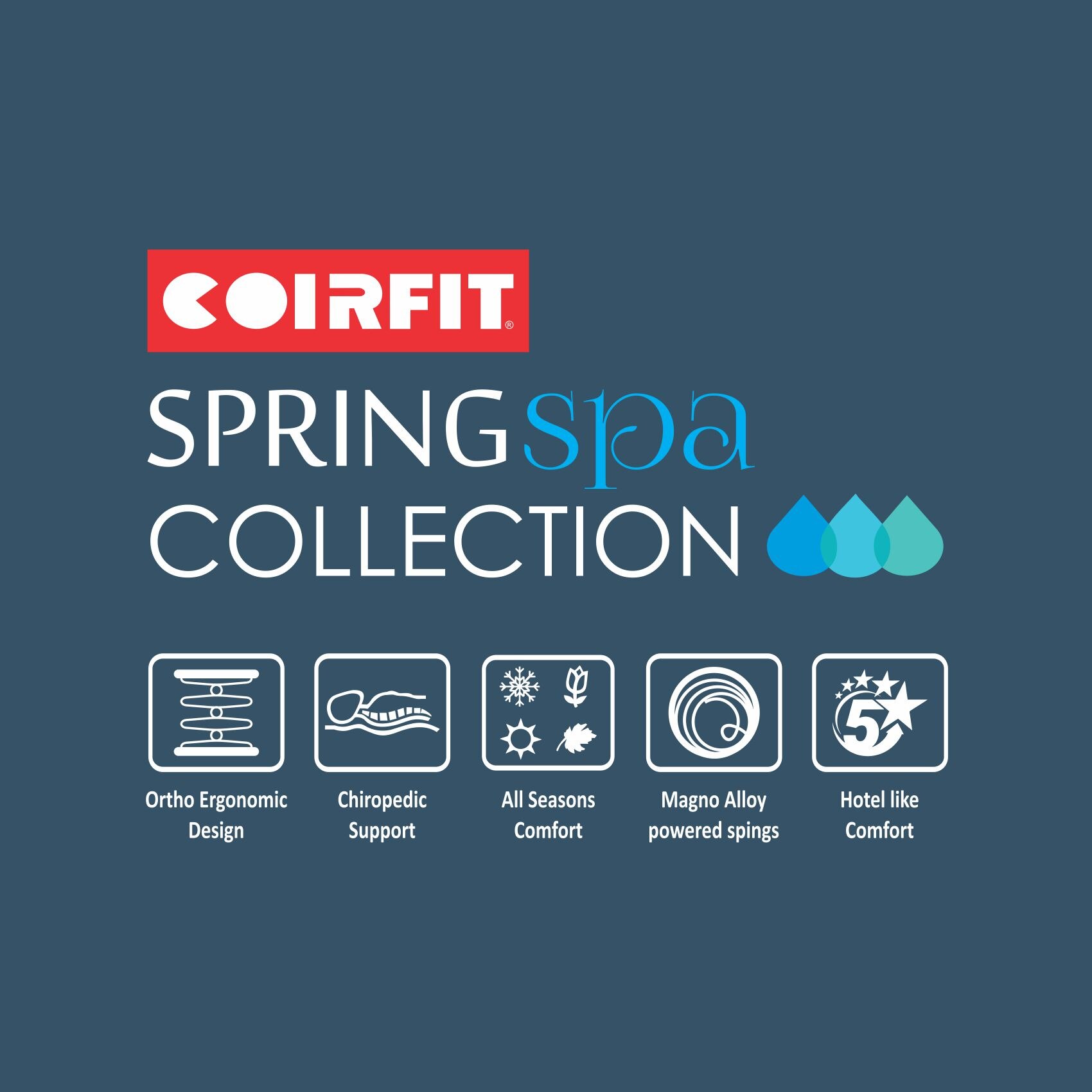 Coirfit Luxurino Pillow Top Mattress (78 x 72 in, 8 Inches)