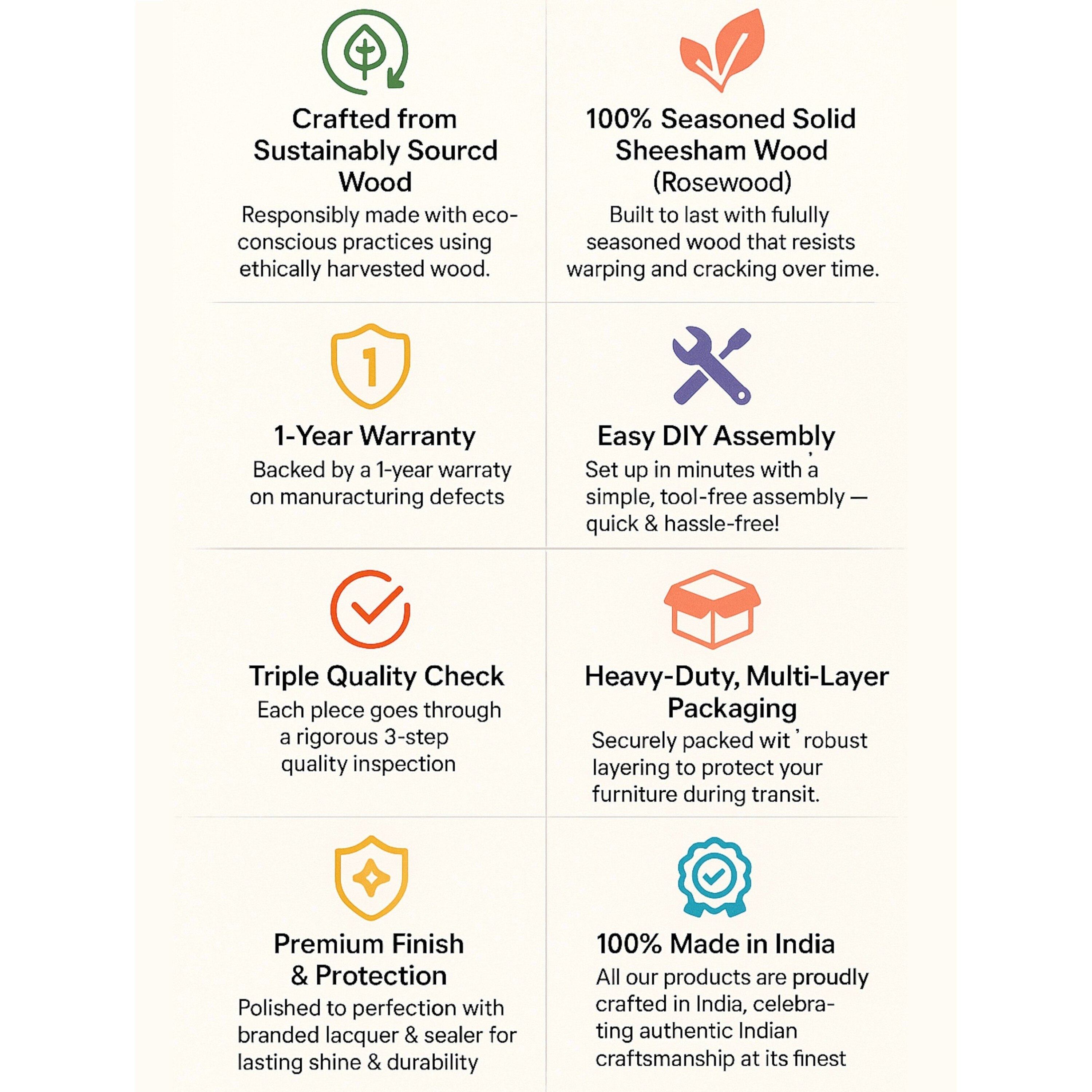 Darcy Sheesham Wood Contemporary Rectangle Set Of 2 Tea Table  Side Tables In Teak Finish