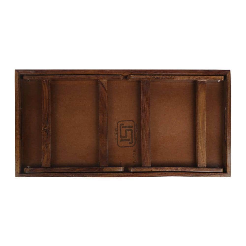 Madhubani Lotus   and Serving Tray  Multicolour