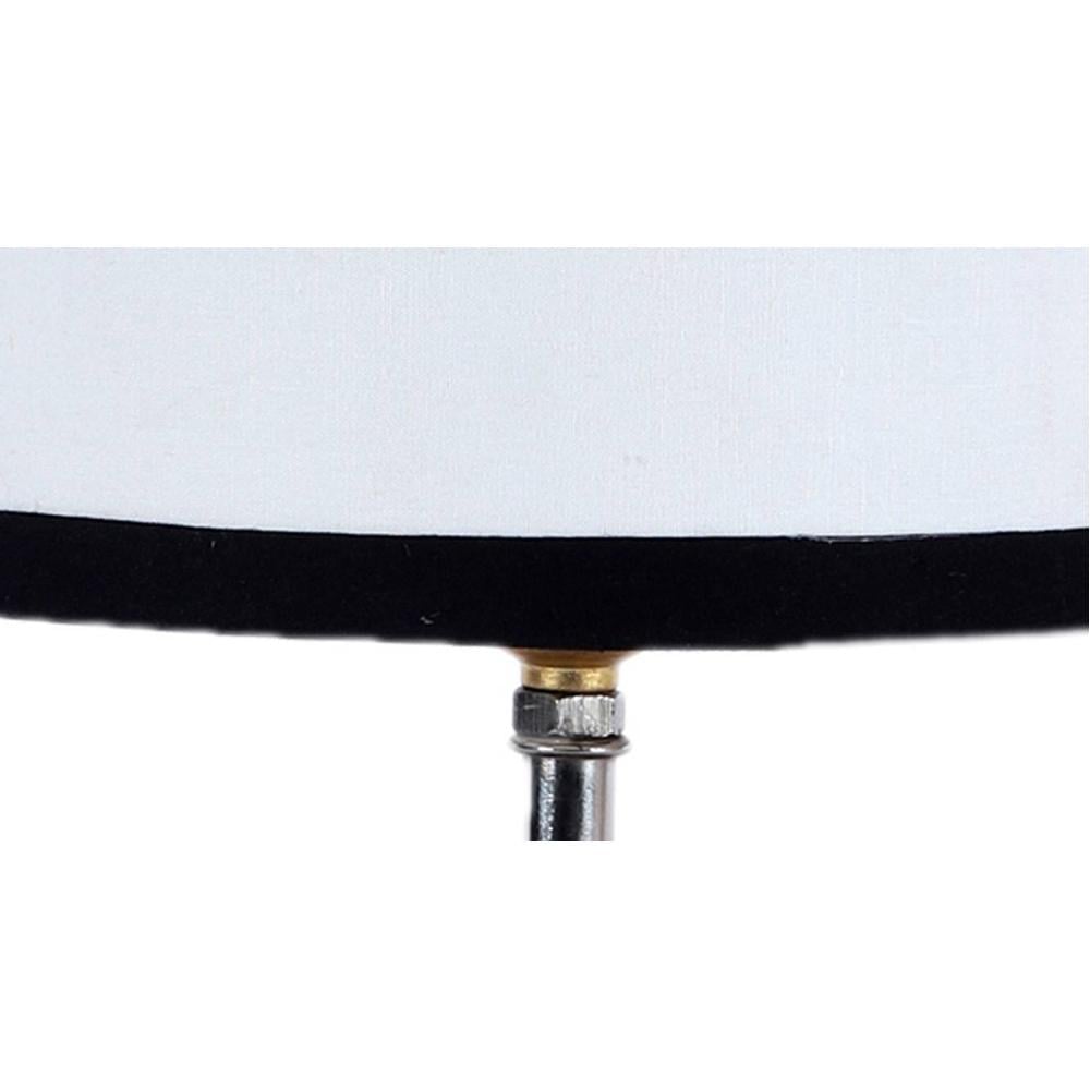 Ewald Multicolour Fabric Shade Table Lamp with Natural Wooden Base