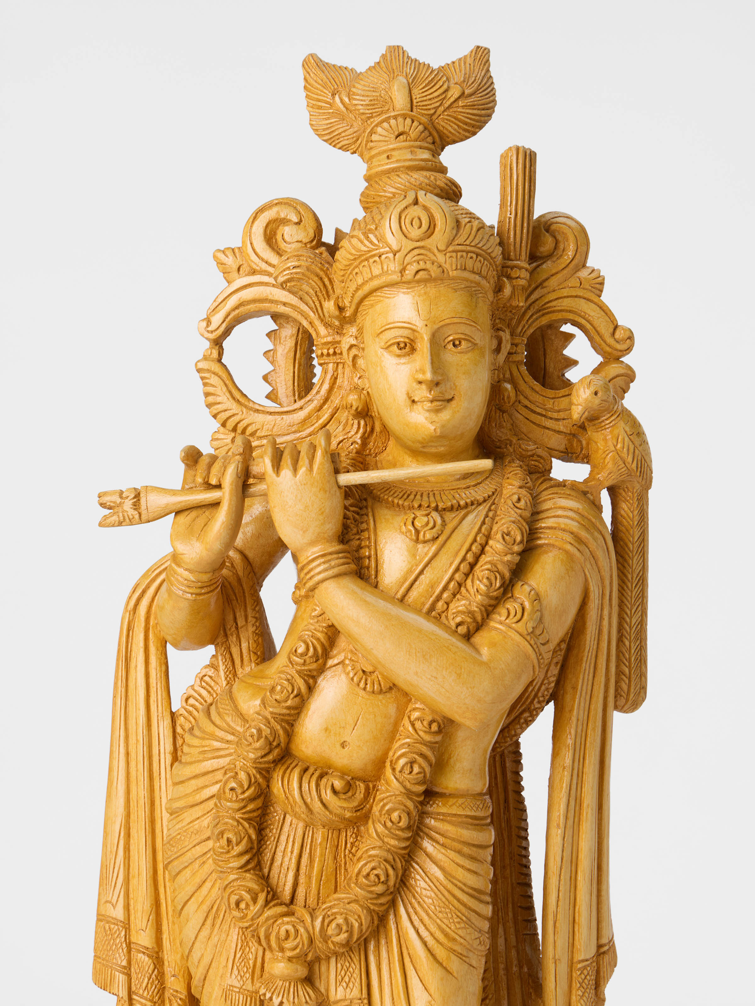 Wood Carved Gopala Idol