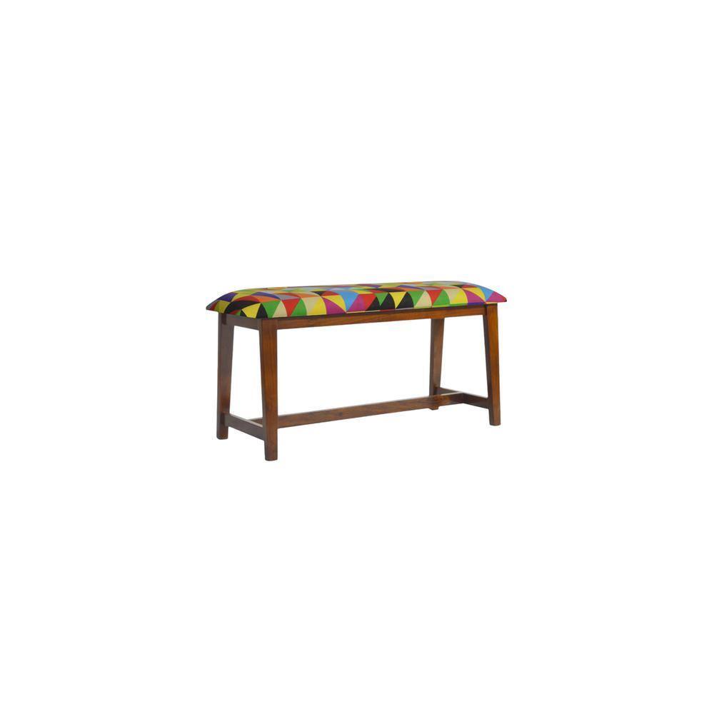 Kamira Solid Wood Bench In Provincial Teak Finish