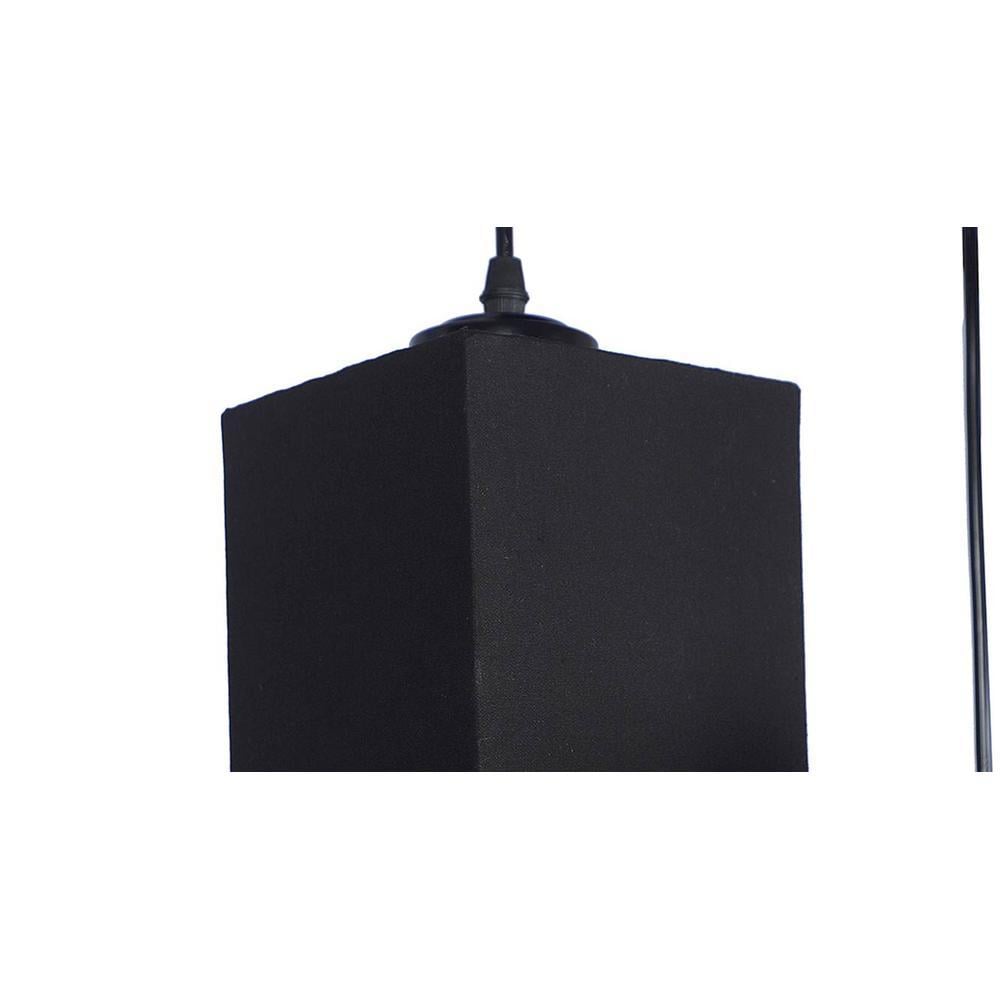 Kolton Black Fabric Cluster Hanging Light