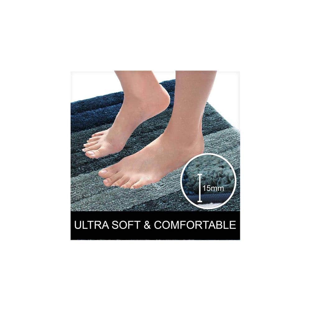 Bathmat 2500 GSM Microfiber Anti Skid Slip Water Absorbent Machine Washable and Quick Dry Luxury Mats for Bathroom, Kitchen, Entrance