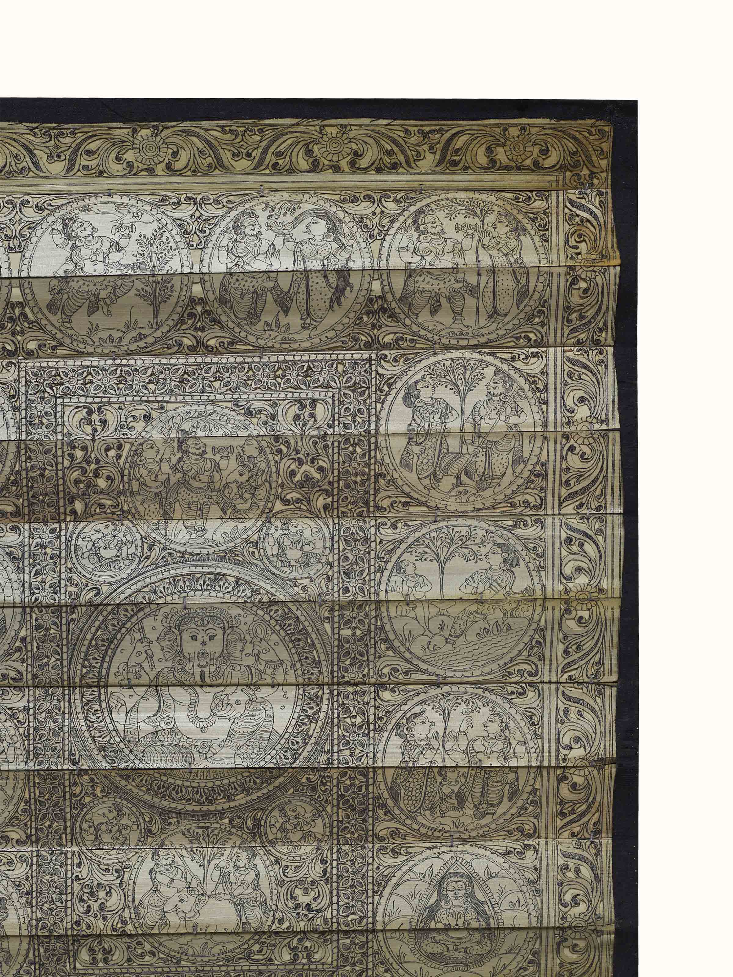 Ganesh Palm Leaf Engraving