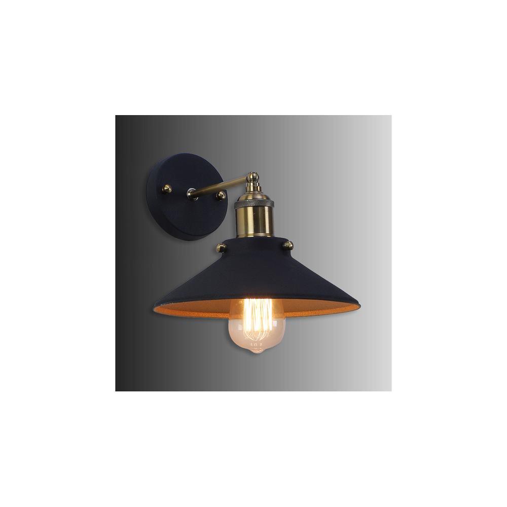 Nora Black Metal Wall Light