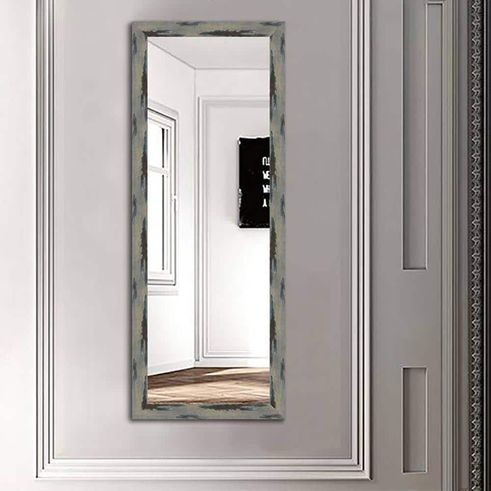 Madeline Framed rectangular decorative and bathroom wall mirror by elegant arts and frames (Mirror size 36 inch x 12 inch )