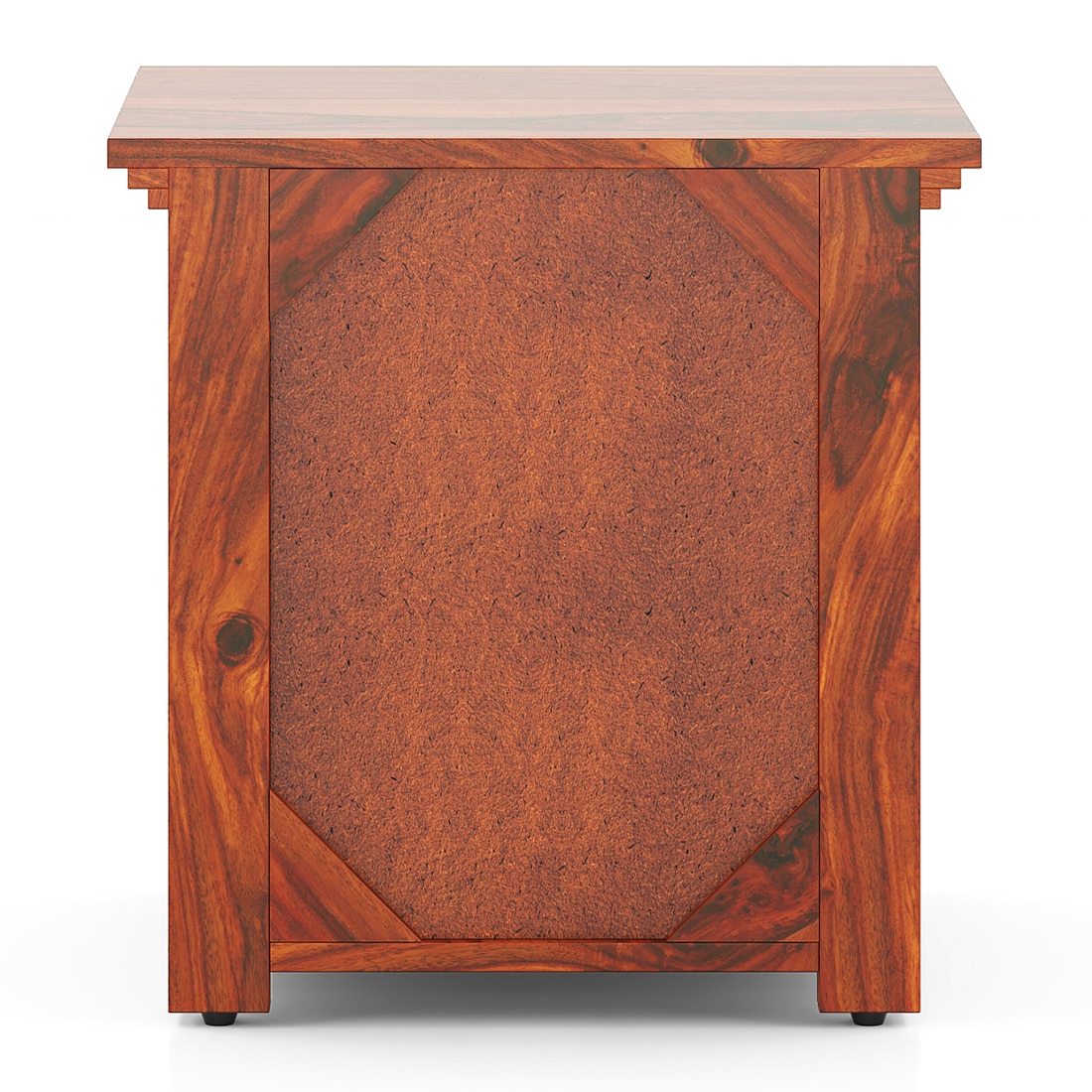 Fidora Solid Wood Bedside Table In Honey finish