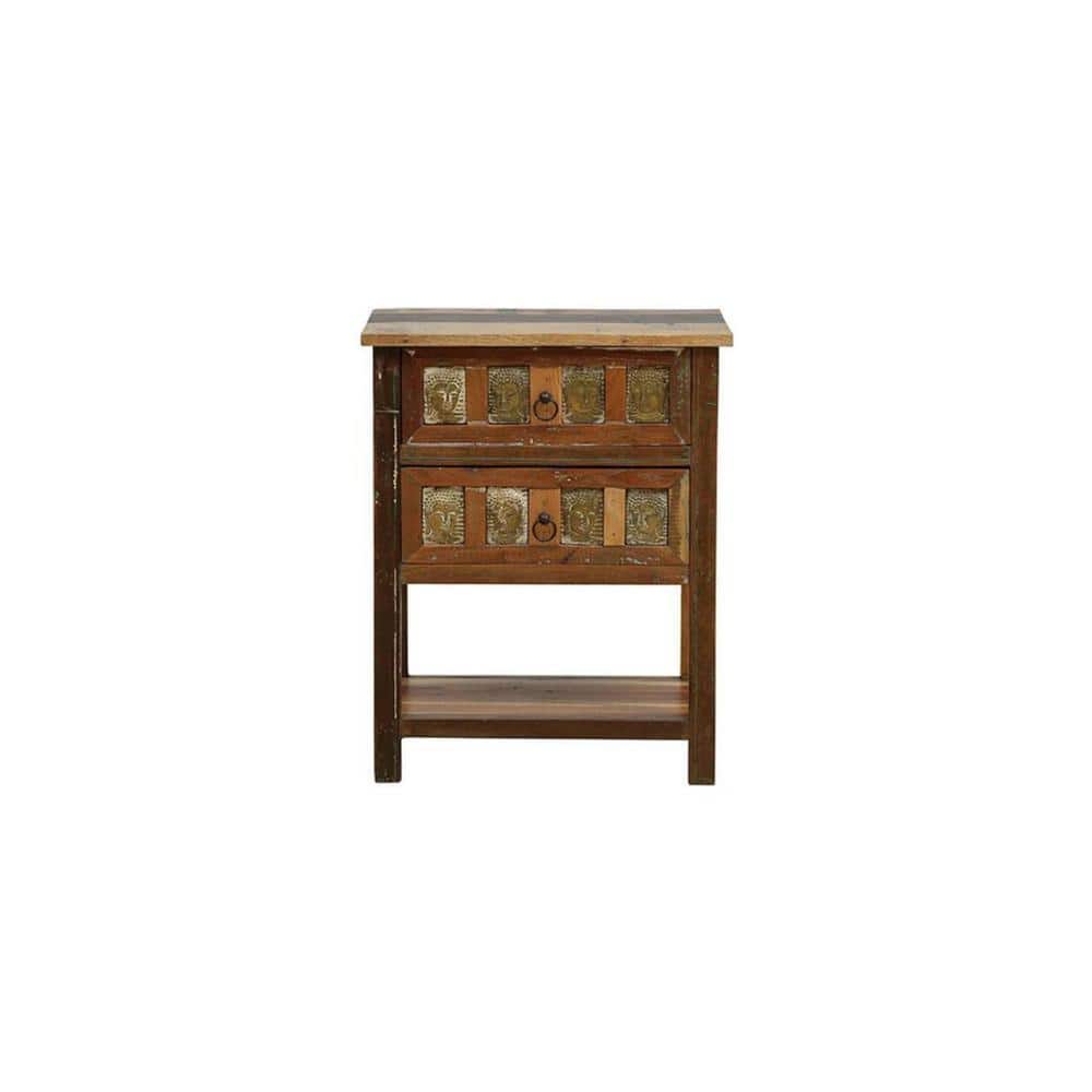 Shantay Bedside Table Distressed Finish