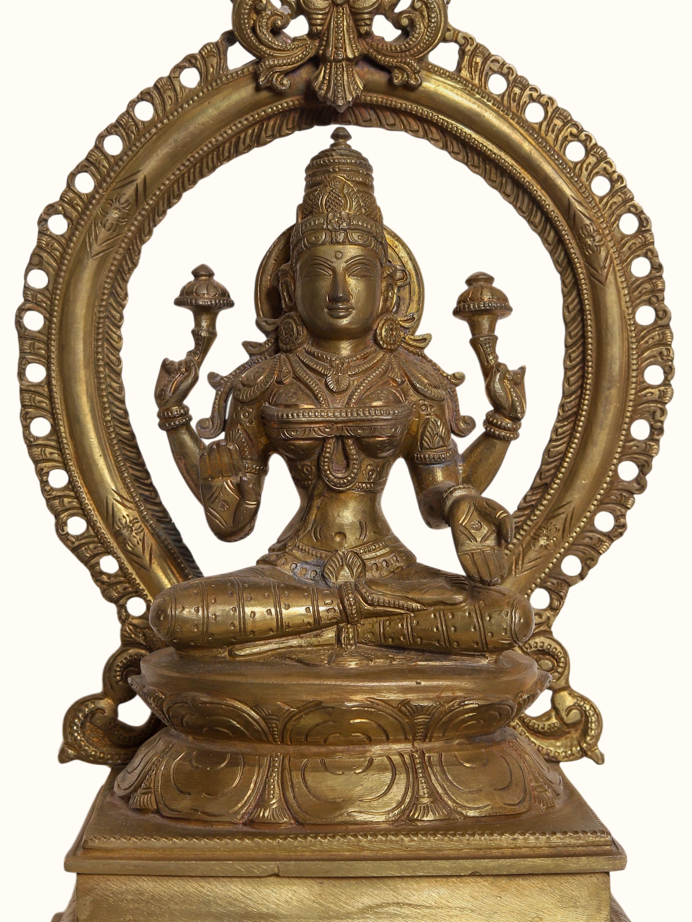 Bronze Cast Lakshmi Idol