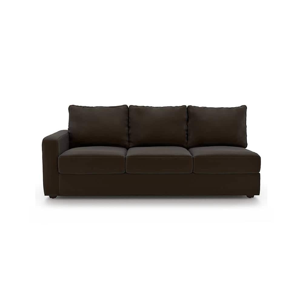 Apollo Compact Sofa (Colour : Chocolate, Cushion : Soft, Seating Capacity : Right Aligned 3 Seater + Right Aligned Chaise)