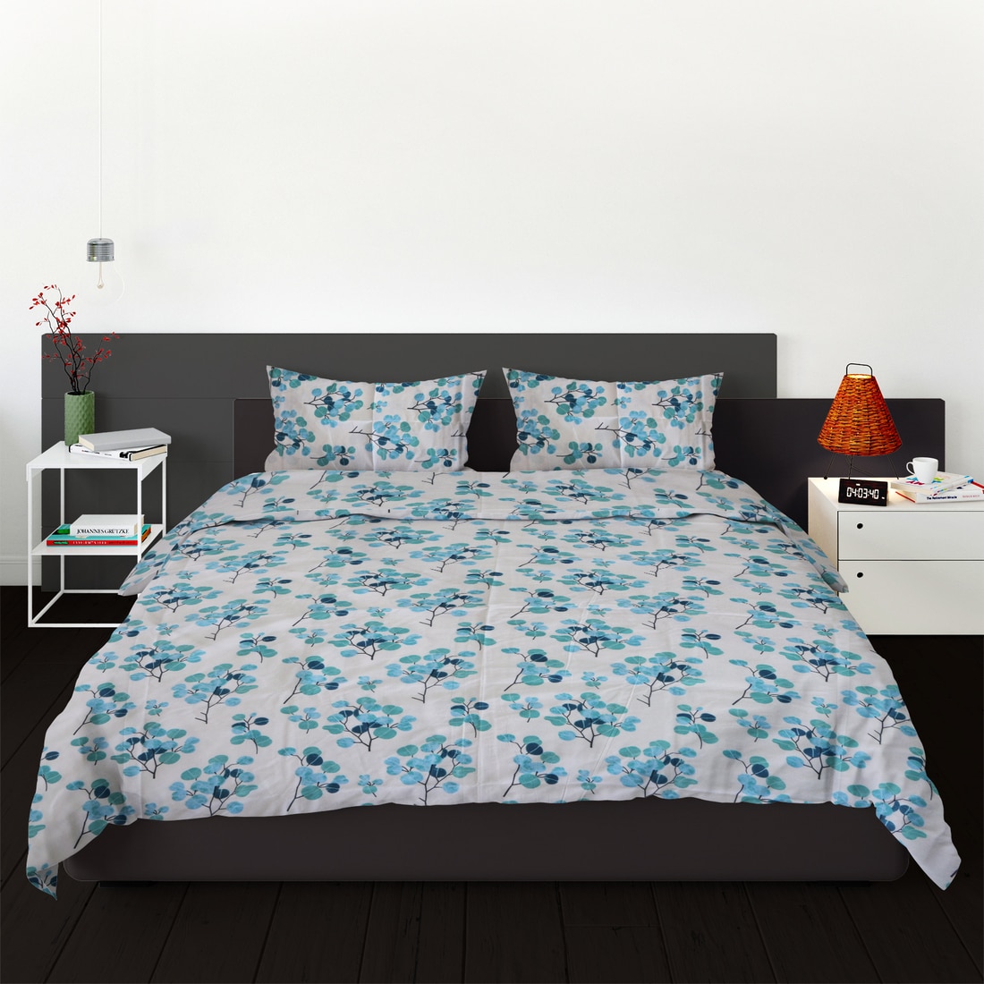Threads Elegant Series Super Soft King Size flat Bedsheet 245 x275 cms
