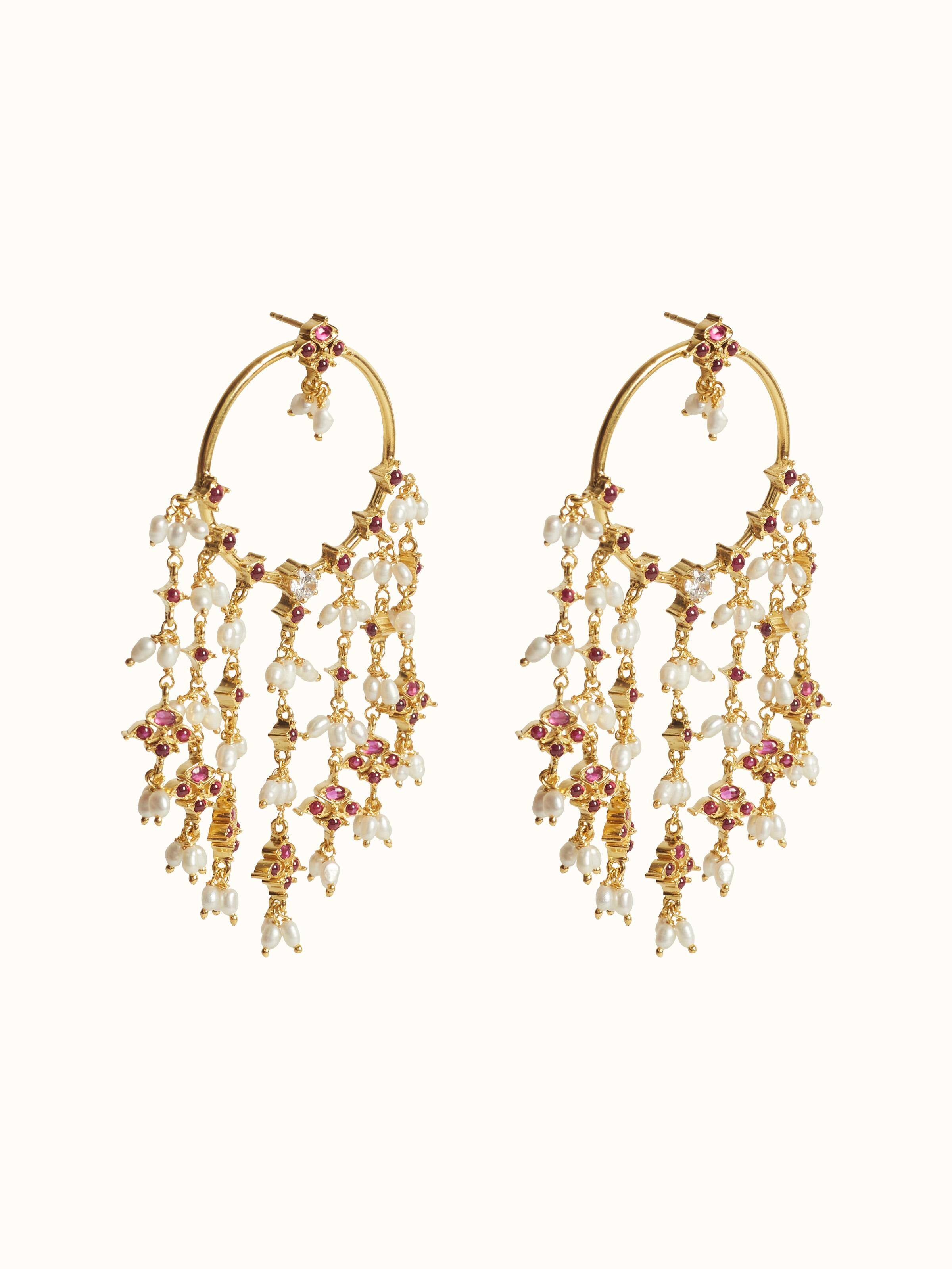 Guttapusalu Silver Drop Earrings